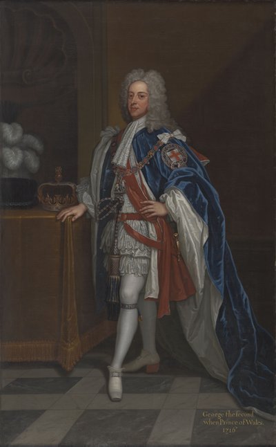 Portrait of King George II when Prince of Wales (1683-1760) by George Hamilton Constantine